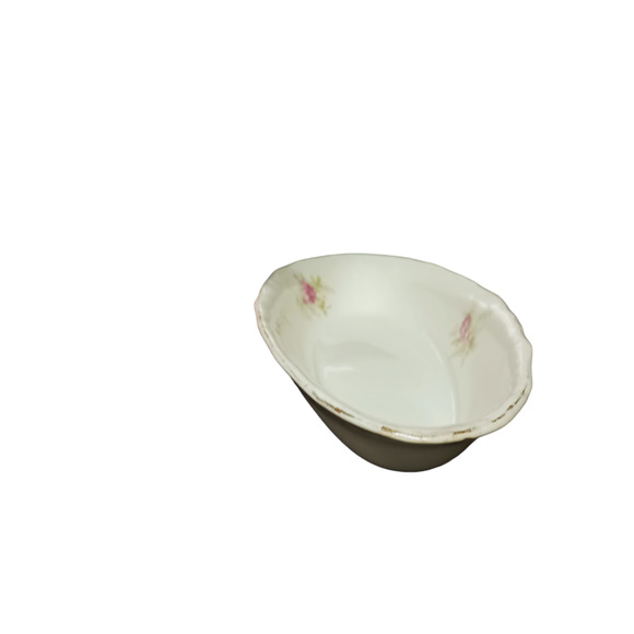 Floral Celery Trinket Ring Soap Dish Oblong Transferware Mid Century Modern VTG - Picture 5 of 16